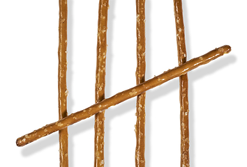 Image showing salt sticks closeup