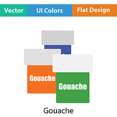 Image showing Gouache can icon