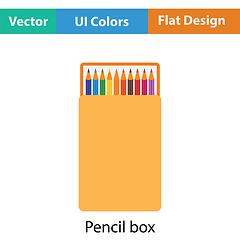 Image showing Pencil box icon