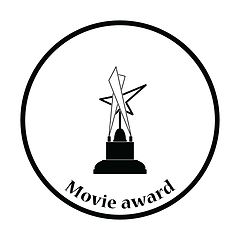 Image showing Cinema award icon