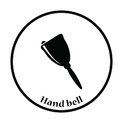 Image showing Icon of School hand bell