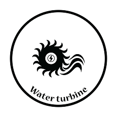 Image showing Water turbine icon