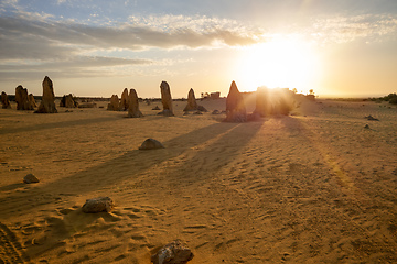 Image showing Pinnacles sand desert Western Australia