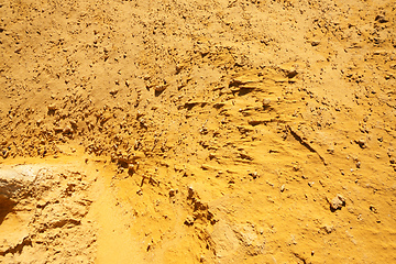 Image showing desert sand texture background at Pinnacles Western Australia