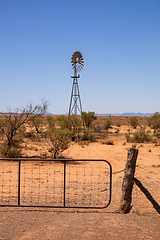 Image showing windmill in australia