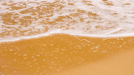 Image showing sandy beach shore line texture background