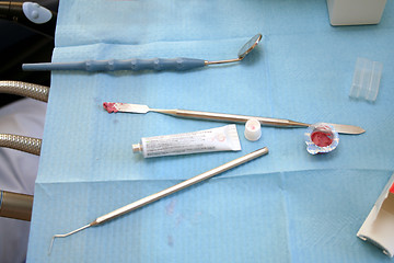 Image showing dentist's table