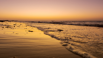 Image showing sunset at Jurian Bay western Australia