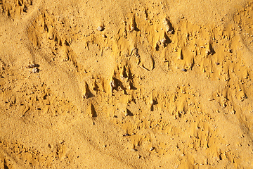 Image showing desert sand texture background at Pinnacles Western Australia