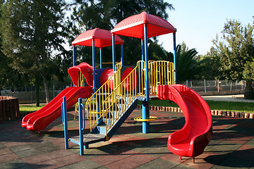 Image showing At the playground