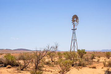 Image showing windmill in australia