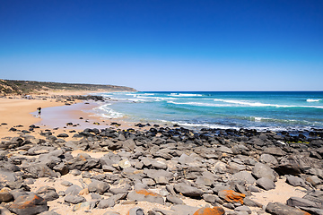 Image showing beach in south Australia near Victor Harbor