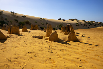 Image showing Pinnacles sand desert Western Australia