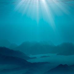 Image showing underwater scenery background