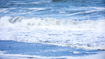 Image showing stormy ocean scenery background