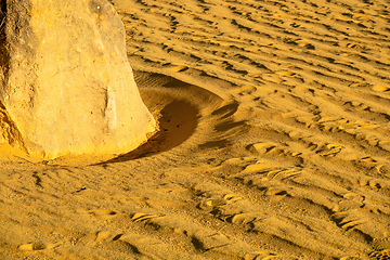 Image showing Pinnacles Desert in western Australia