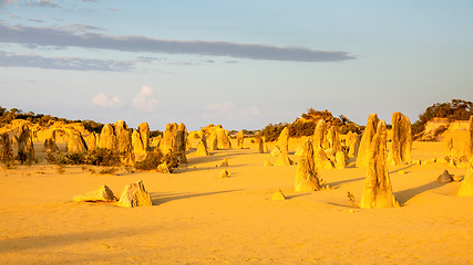 Image showing Pinnacles Desert in western Australia