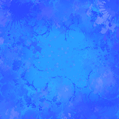 Image showing blue grunge splatter background
