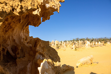 Image showing Pinnacles Desert in western Australia