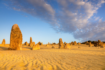 Image showing Pinnacles Desert in western Australia