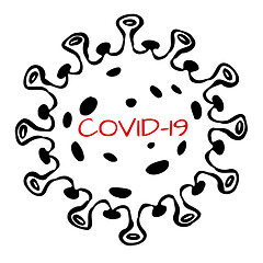 Image showing Coronavirus COVID-19 icon