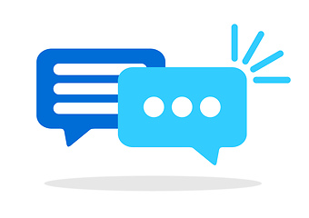 Image showing speech bubbles conversation symbol