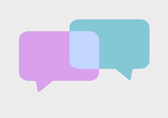Image showing speech bubbles conversation symbol