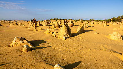 Image showing Pinnacles Desert in western Australia