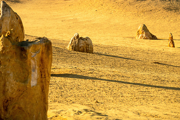 Image showing Pinnacles Desert in western Australia