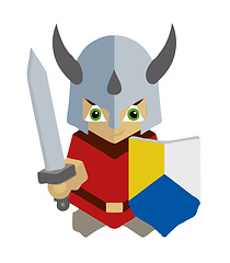 Image showing little knight mascot