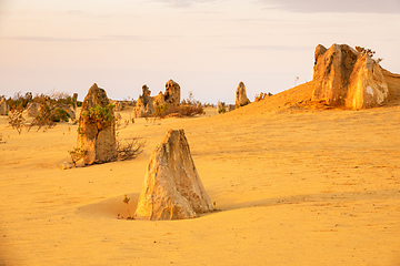 Image showing Pinnacles Desert in western Australia