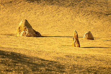 Image showing Pinnacles Desert in western Australia