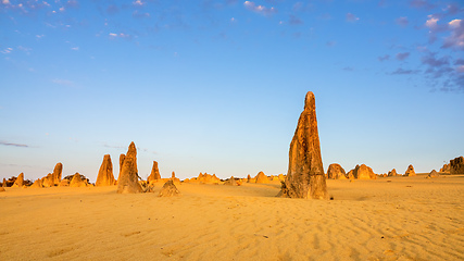 Image showing Pinnacles Desert in western Australia