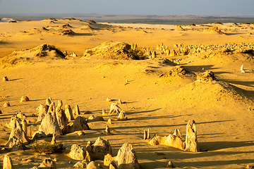 Image showing Pinnacles Desert in western Australia