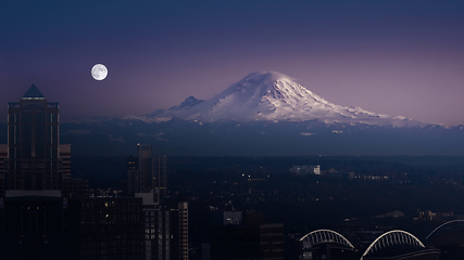 Image showing Mount Rainier Seattle USA