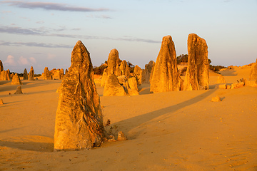 Image showing Pinnacles Desert in western Australia