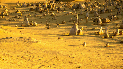 Image showing Pinnacles Desert in western Australia