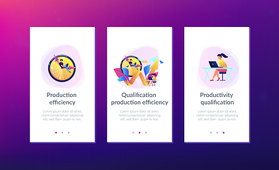 Image showing Productivity app interface template.