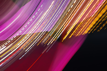 Image showing abstract lights movement background