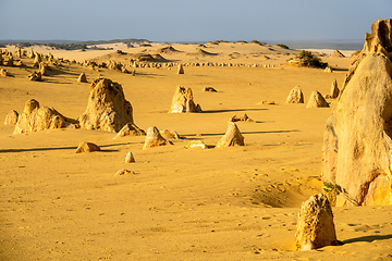 Image showing Pinnacles Desert in western Australia