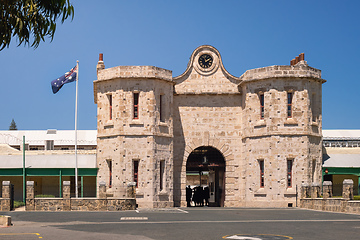 Image showing entrance to the prison at Fremantle Perth Western Australia