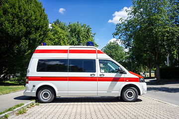 Image showing typical ambulance in Germany