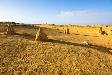 Image showing Pinnacles Desert in western Australia