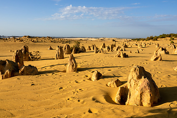 Image showing Pinnacles Desert in western Australia