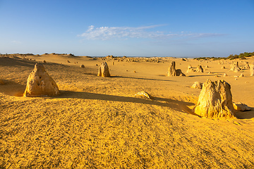 Image showing Pinnacles Desert in western Australia