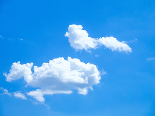 Image showing blue sky with cloud forms