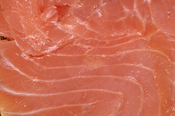 Image showing smoke salmon texture