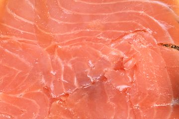 Image showing smoke salmon texture