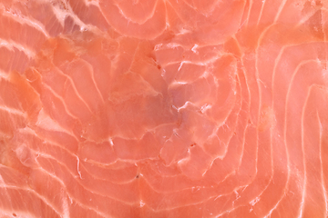 Image showing smoke salmon texture