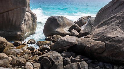 Image showing coast detail with rocks